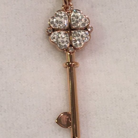FOLLI FOLLIE Rose Gold-Plated Key Pendant Necklace - Picture 5 of 13